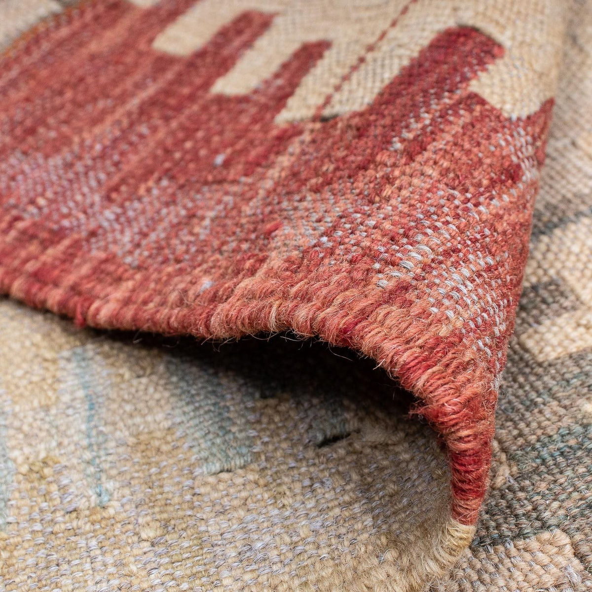 Tapis Kelim - Oriental - 196 x 152 cm - multicolore