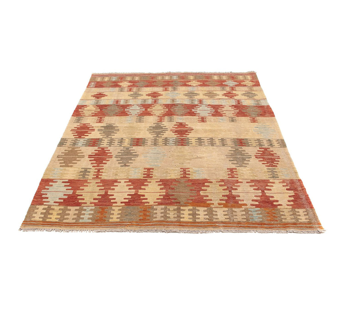 Tapis Kelim - Oriental - 196 x 152 cm - multicolore