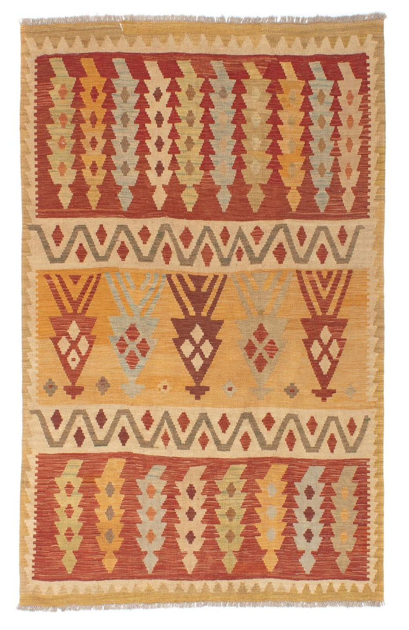 Tapis Kelim - Oriental - 195 x 146 cm - multicolore