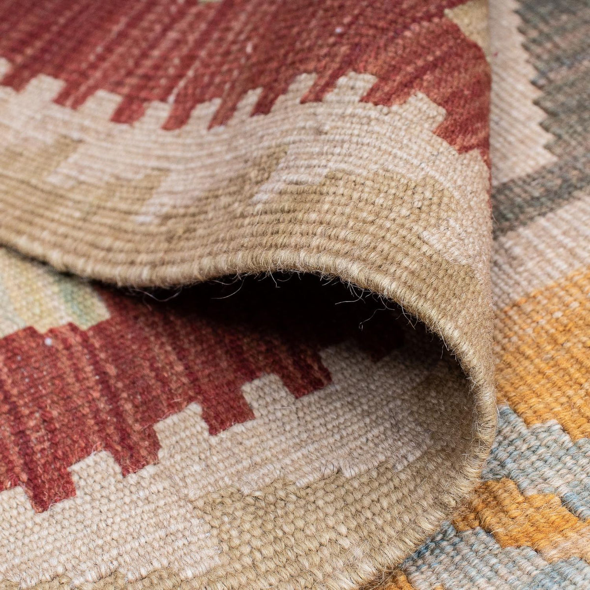 Tapis Kelim - Oriental - 195 x 146 cm - multicolore