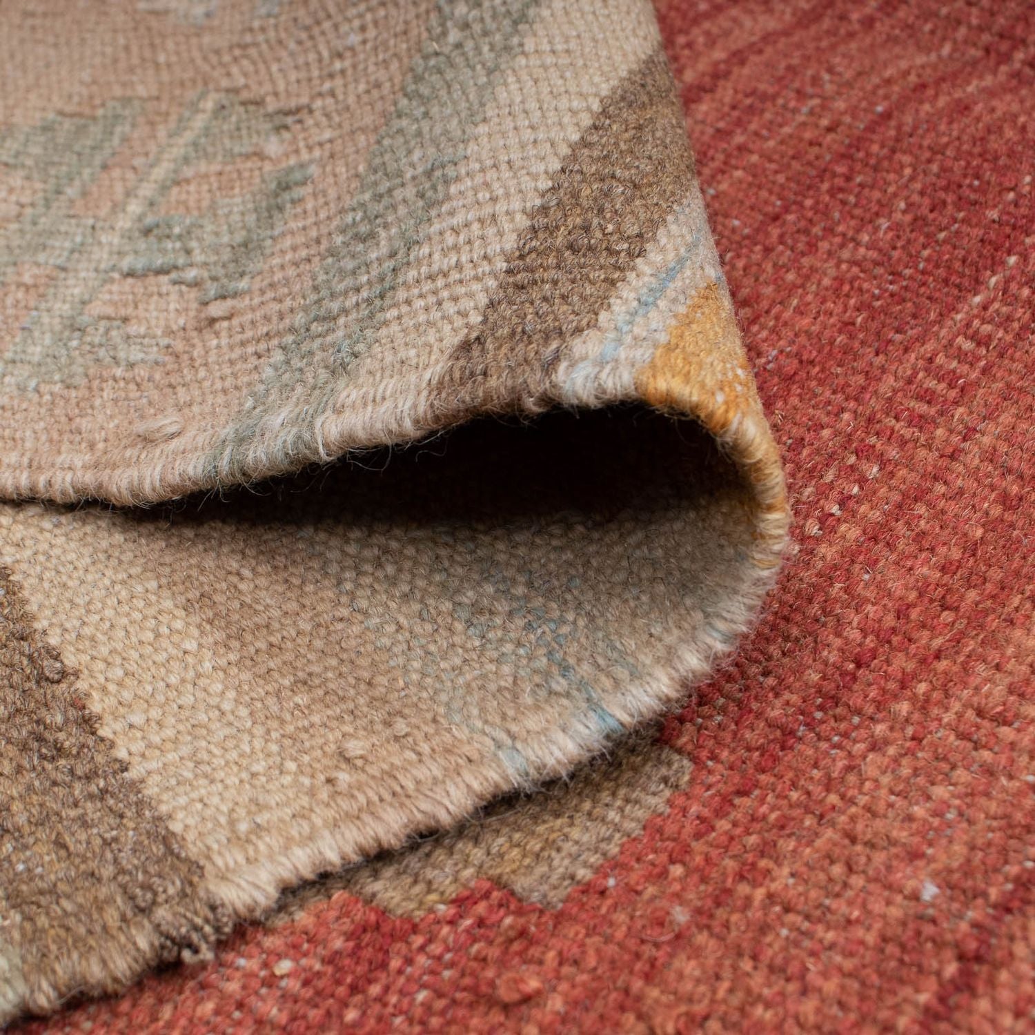 Tapis Kelim - Splash - 192 x 126 cm - multicolore