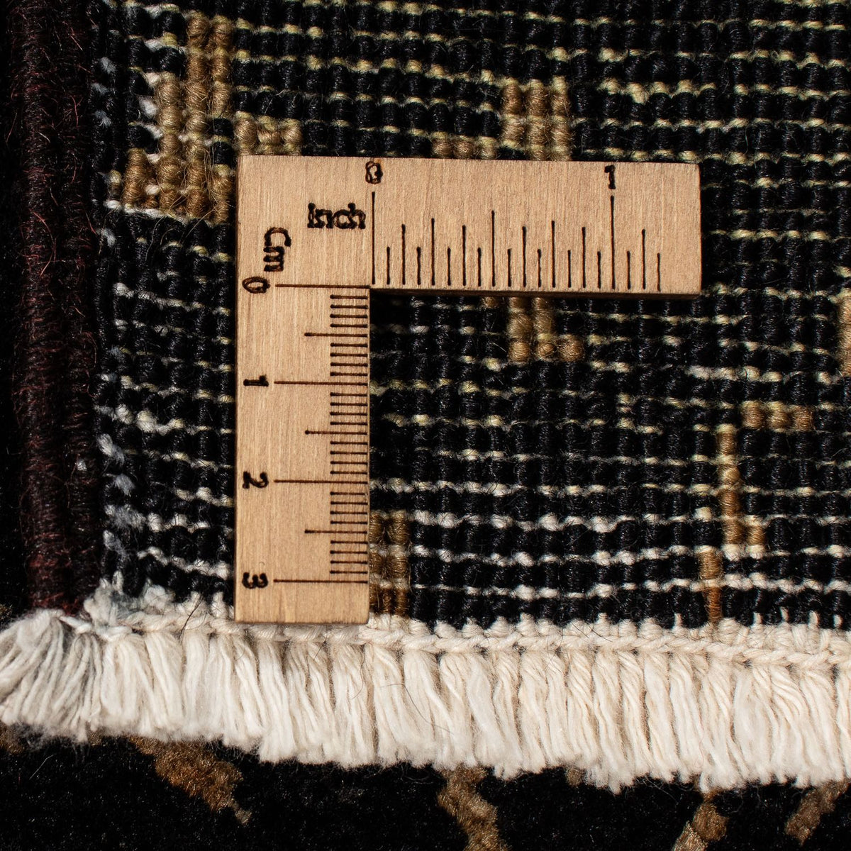 Tapis oriental - 350 x 246 cm - bleu foncé