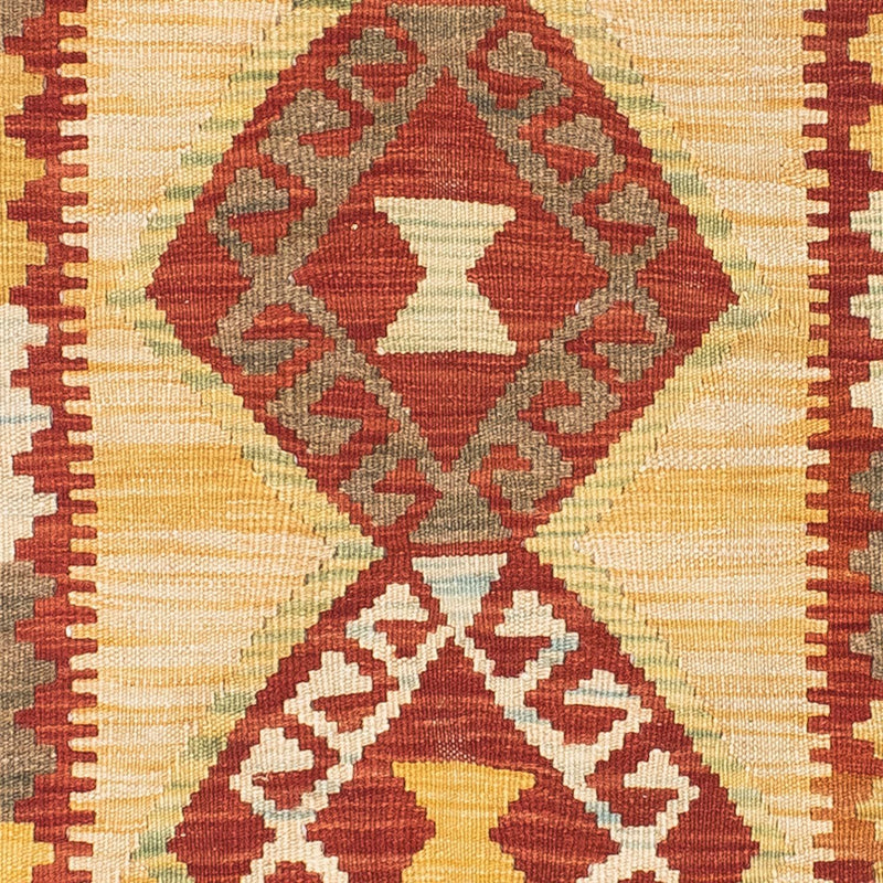 Tapis de couloir Tapis Kelim - Oriental - 196 x 78 cm - beige