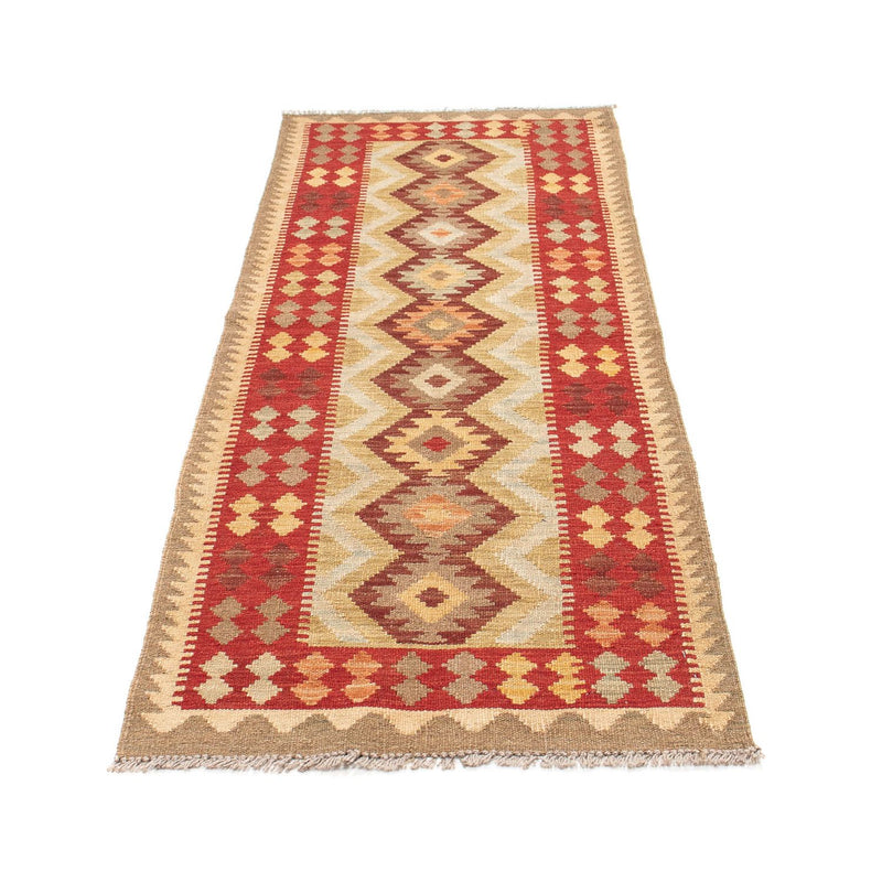 Tapis de couloir Tapis Kelim - Splash - 194 x 69 cm - multicolore