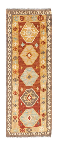 Tapis de couloir Tapis Kelim - Oriental - 203 x 70 cm - beige