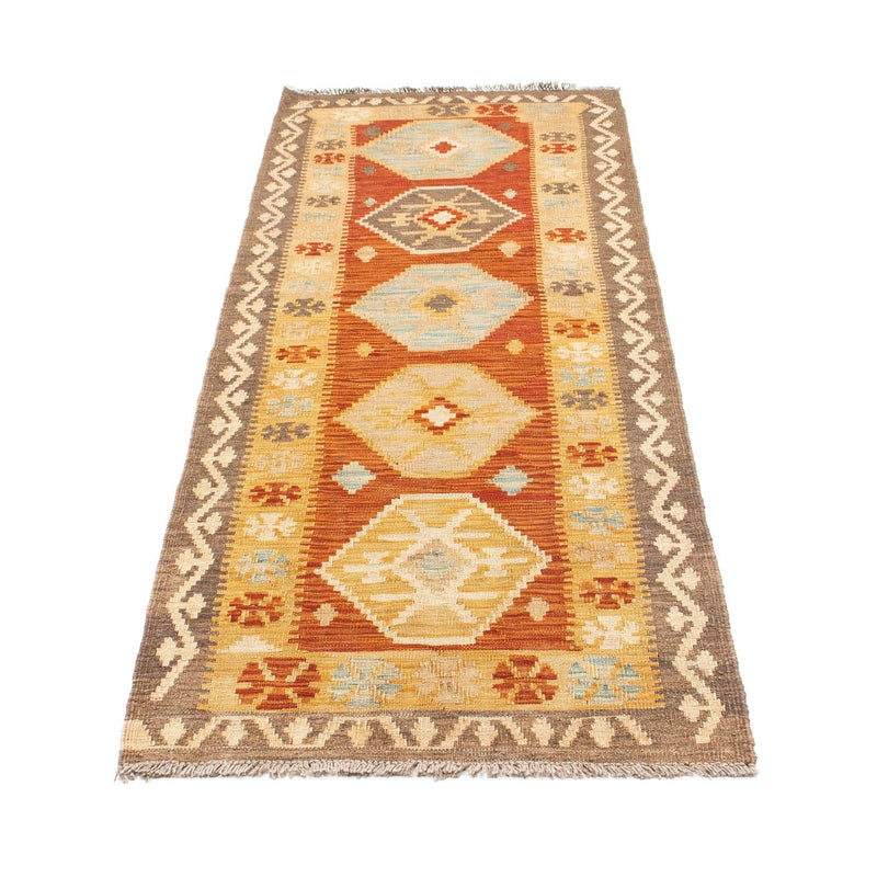 Tapis de couloir Tapis Kelim - Oriental - 203 x 70 cm - beige