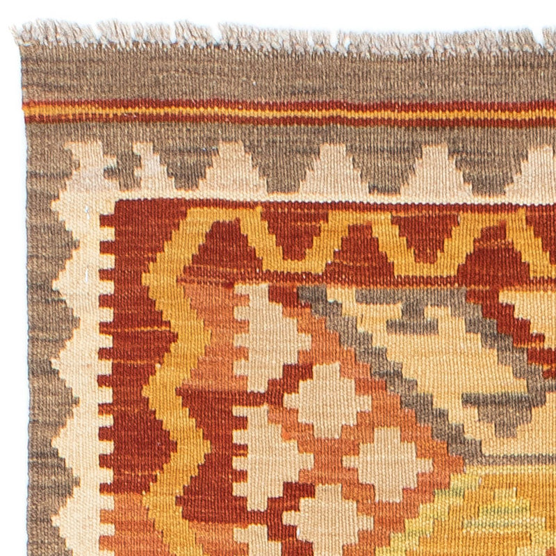 Tapis de couloir Tapis Kelim - Oriental - 202 x 76 cm - beige