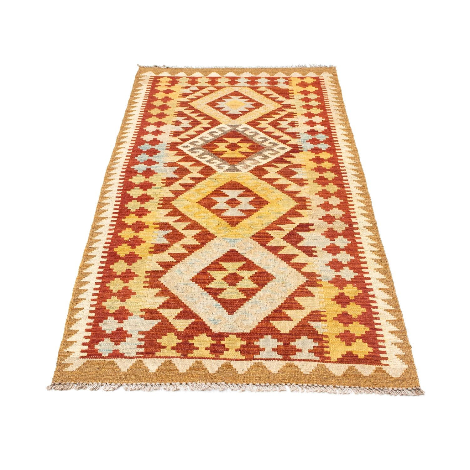 Tapis de couloir Tapis Kelim - Oriental - 183 x 80 cm - beige
