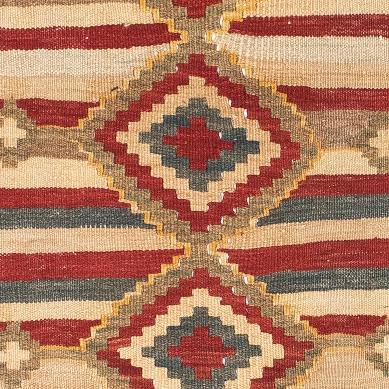 Tapis de couloir Tapis Kelim - Oriental - 204 x 73 cm - multicolore
