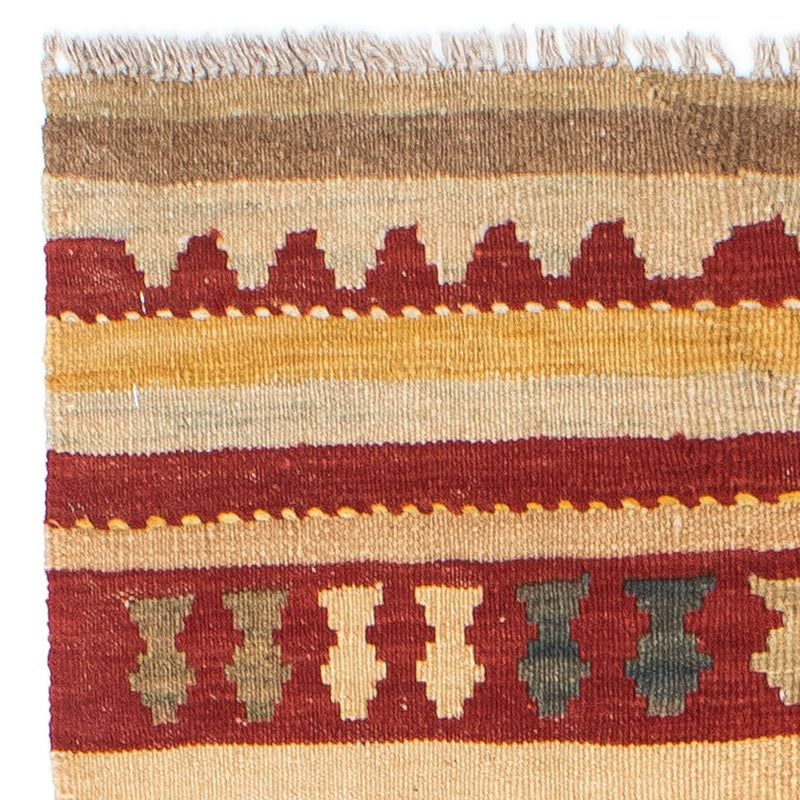 Tapis de couloir Tapis Kelim - Oriental - 204 x 73 cm - multicolore