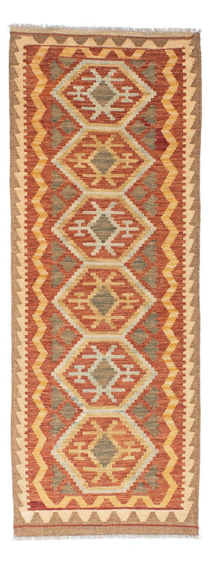 Tapis de couloir Tapis Kelim - Oriental - 195 x 75 cm - beige