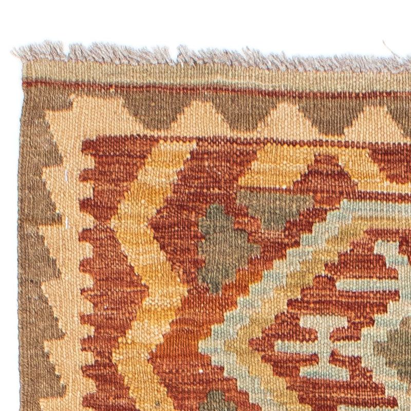 Tapis de couloir Tapis Kelim - Oriental - 195 x 75 cm - beige