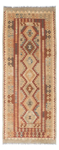 Tapis de couloir Tapis Kelim - Oriental - 201 x 84 cm - beige