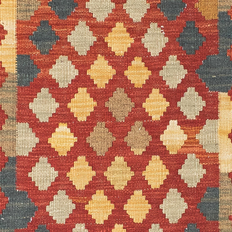 Tapis de couloir Tapis Kelim - Oriental - 198 x 74 cm - rouge clair