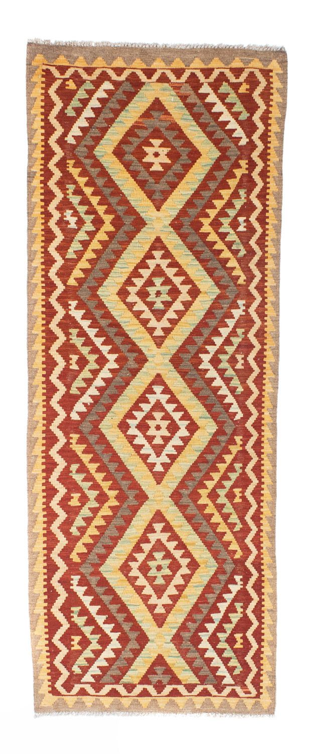Tapis de couloir Tapis Kelim - Oriental - 214 x 82 cm - rouille