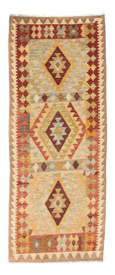 Tapis de couloir Tapis Kelim - Oriental - 198 x 75 cm - beige