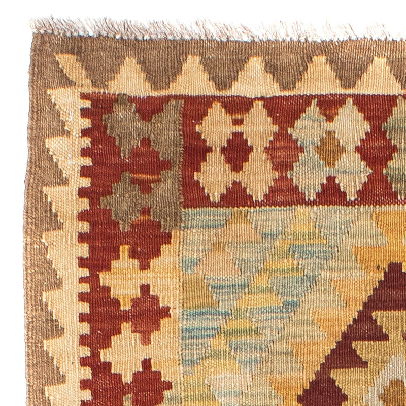 Tapis de couloir Tapis Kelim - Oriental - 198 x 75 cm - beige