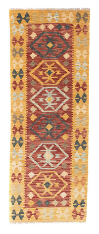 Tapis de couloir Tapis Kelim - Oriental - 202 x 72 cm - multicolore