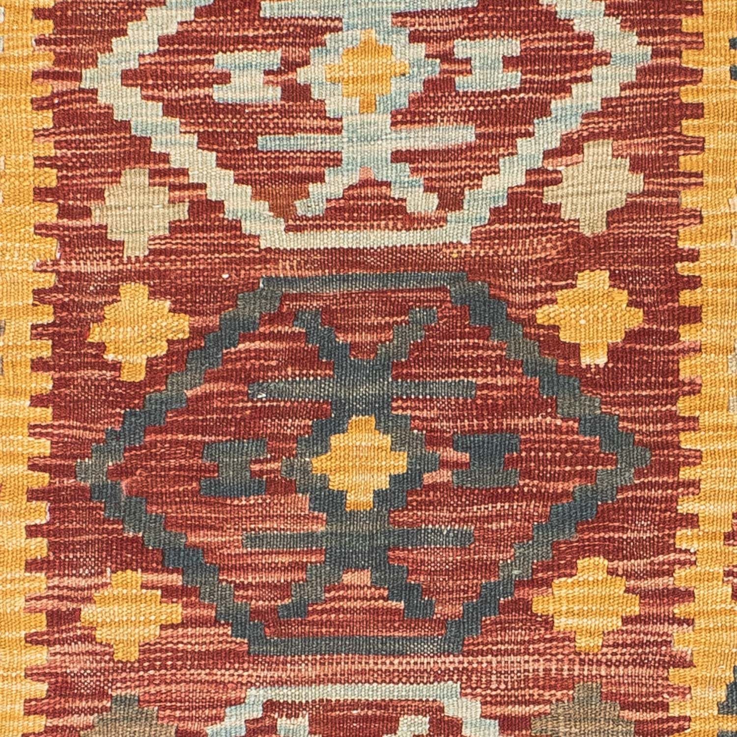 Tapis de couloir Tapis Kelim - Oriental - 202 x 72 cm - multicolore