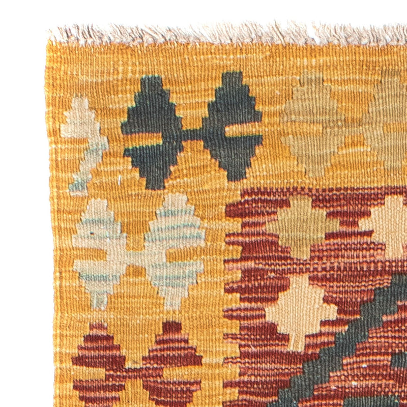 Tapis de couloir Tapis Kelim - Oriental - 202 x 72 cm - multicolore