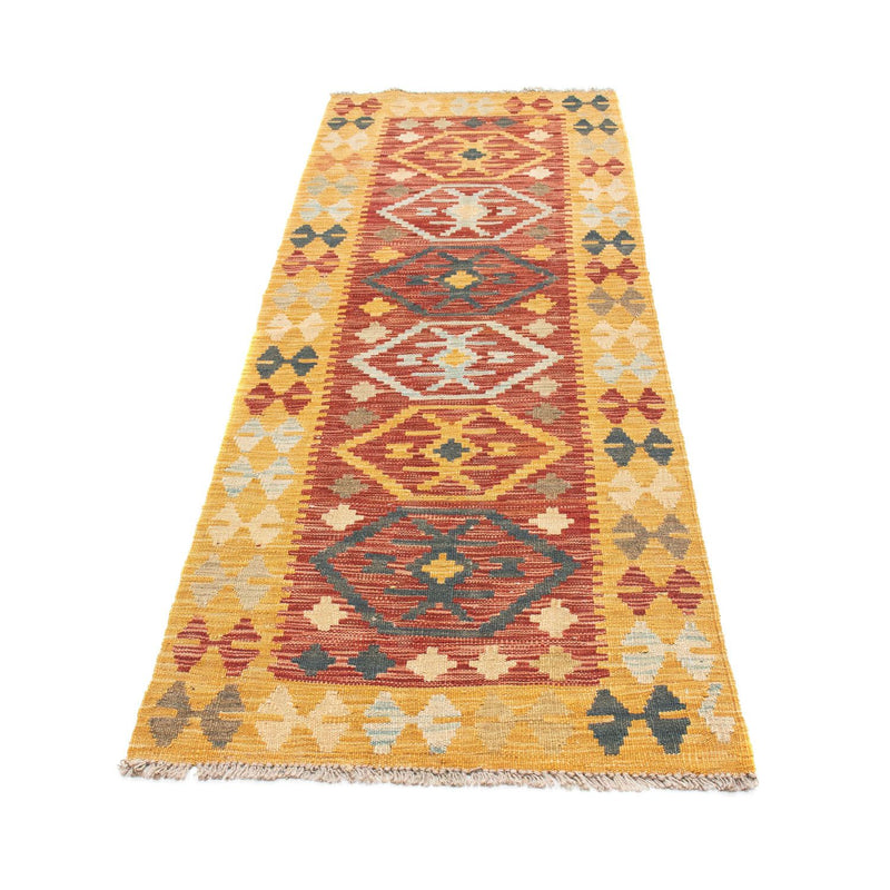 Tapis de couloir Tapis Kelim - Oriental - 202 x 72 cm - multicolore