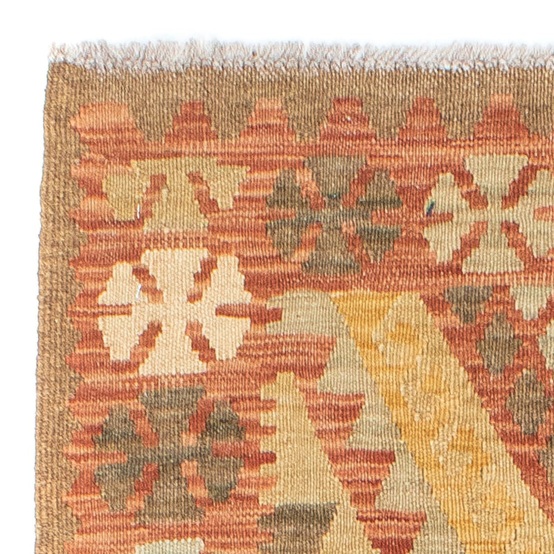 Tapis de couloir Tapis Kelim - Oriental - 208 x 66 cm - rouge clair