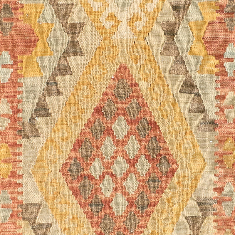 Tapis de couloir Tapis Kelim - Oriental - 208 x 66 cm - rouge clair