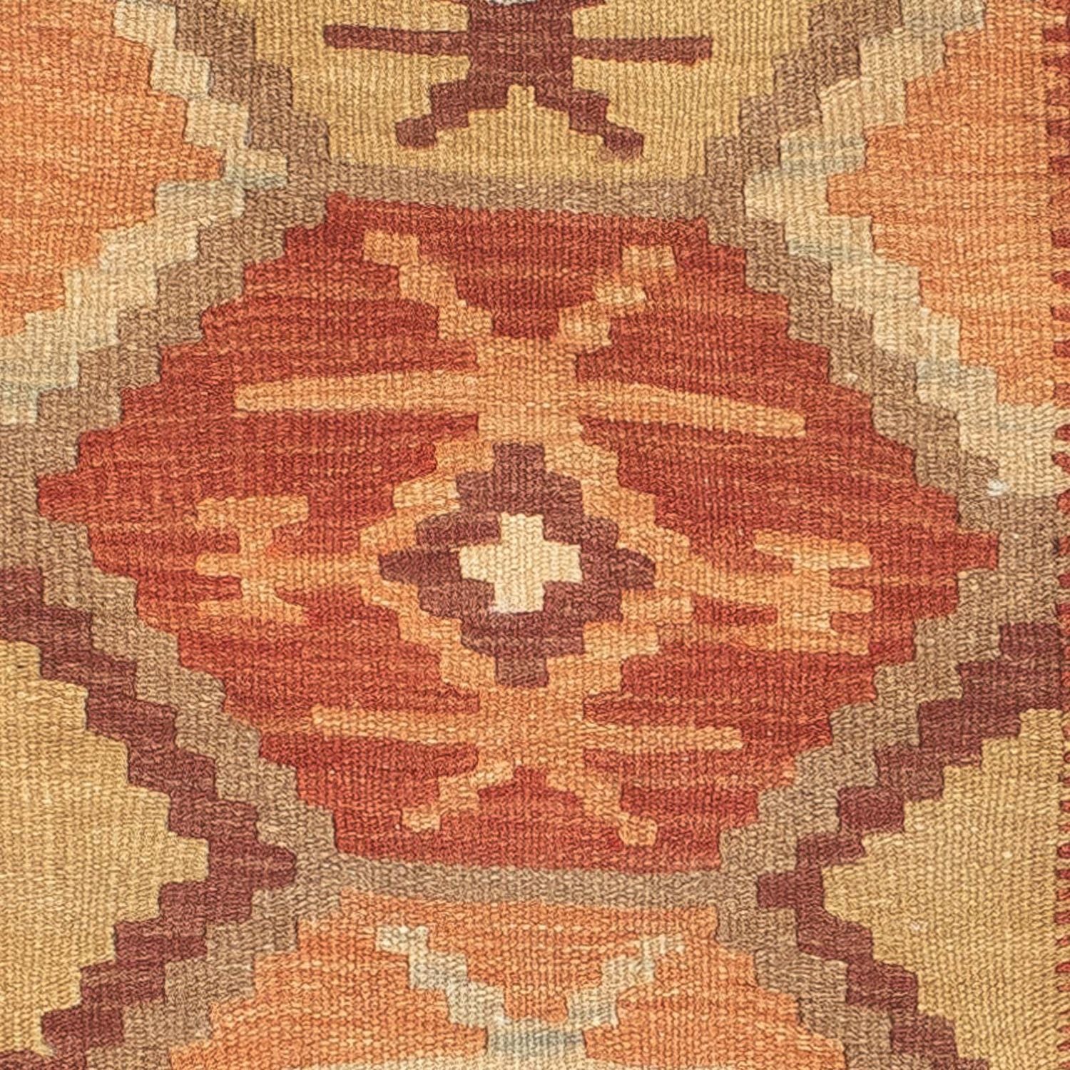 Tapis de couloir Tapis Kelim - Splash - 203 x 68 cm - multicolore