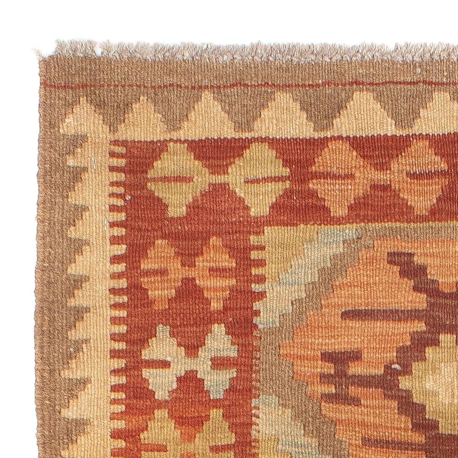 Tapis de couloir Tapis Kelim - Splash - 203 x 68 cm - multicolore