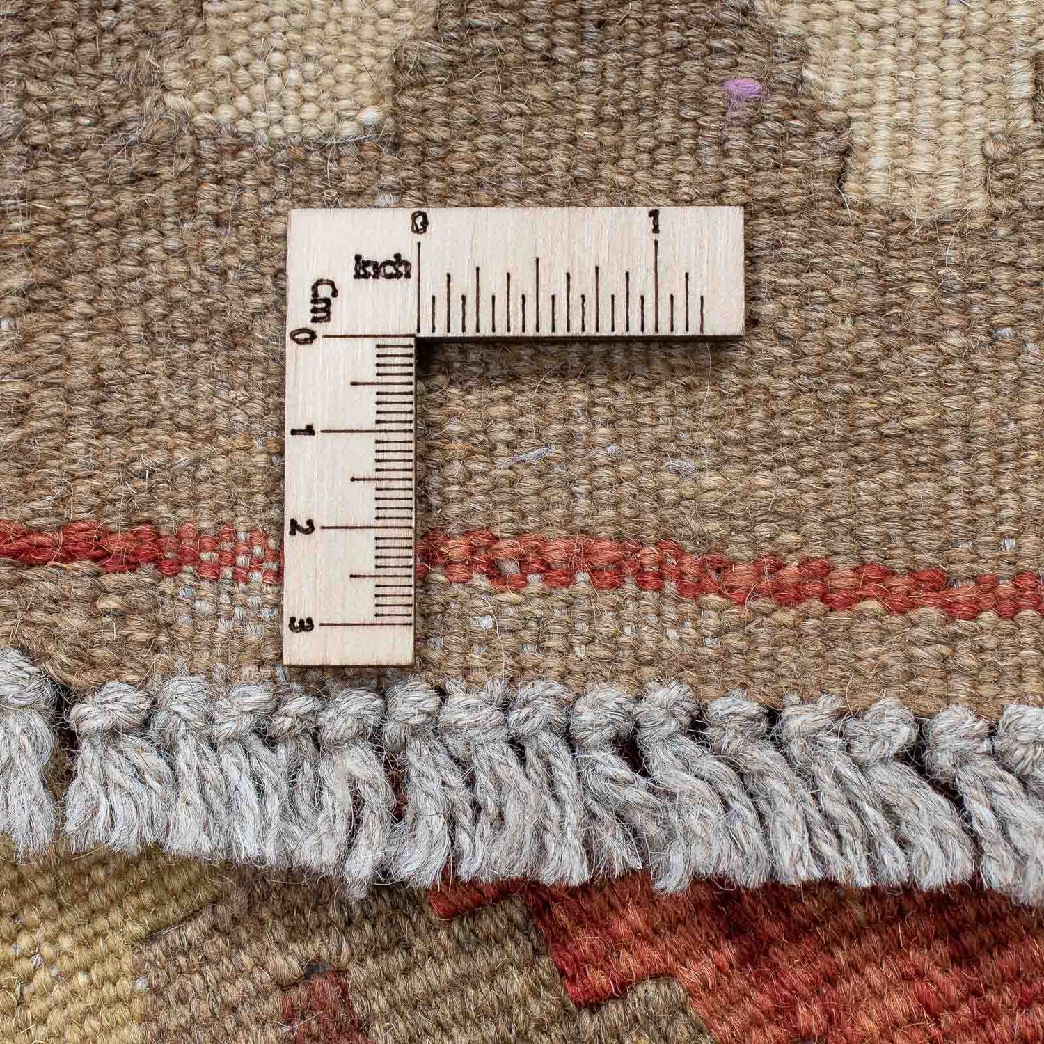 Tapis de couloir Tapis Kelim - Splash - 203 x 68 cm - multicolore