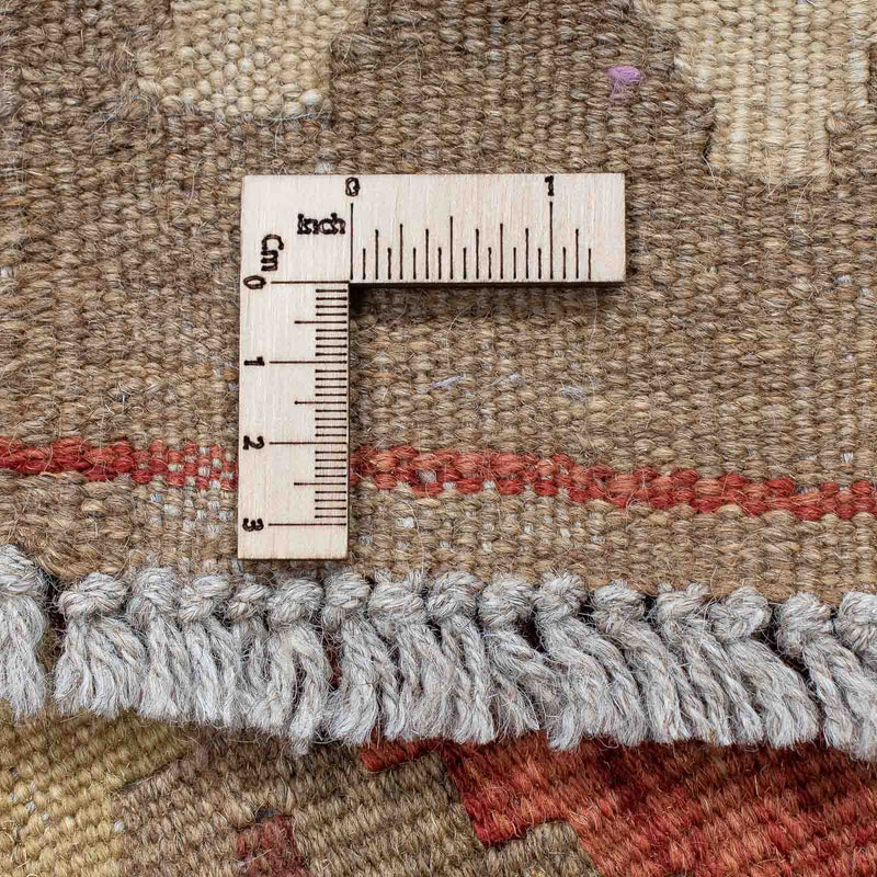Tapis de couloir Tapis Kelim - Splash - 203 x 68 cm - multicolore