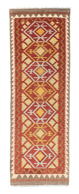 Tapis de couloir Tapis Kelim - Oriental - 203 x 67 cm - rouge