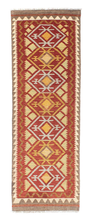Tapis de couloir Tapis Kelim - Oriental - 203 x 67 cm - rouge