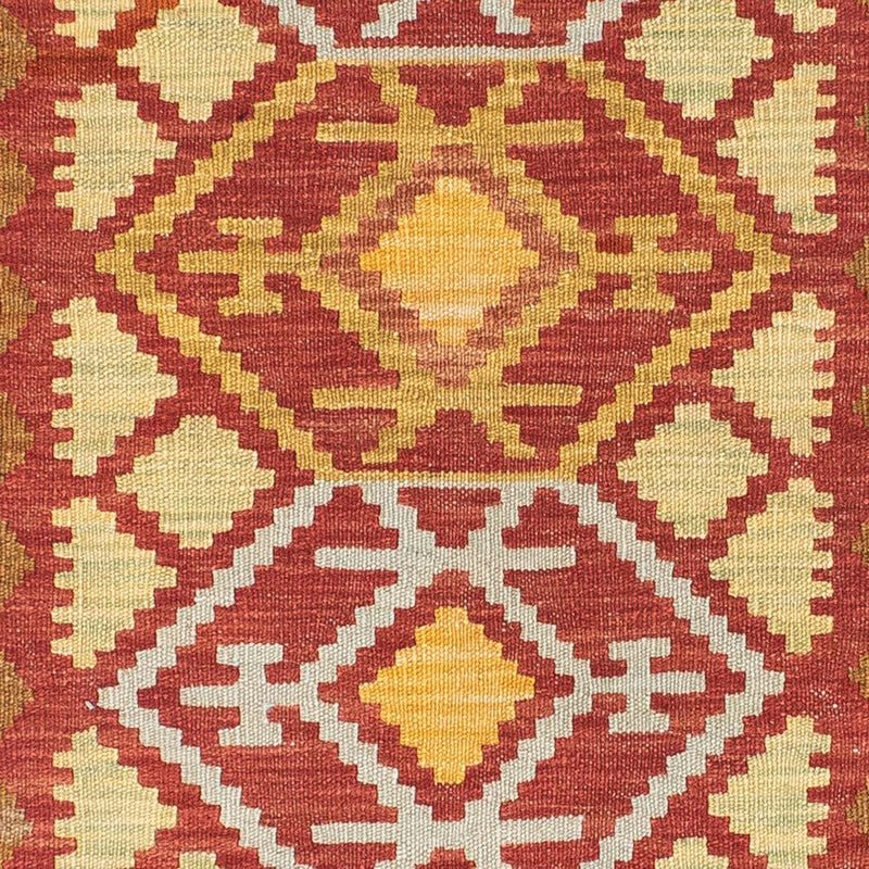 Tapis de couloir Tapis Kelim - Oriental - 203 x 67 cm - rouge