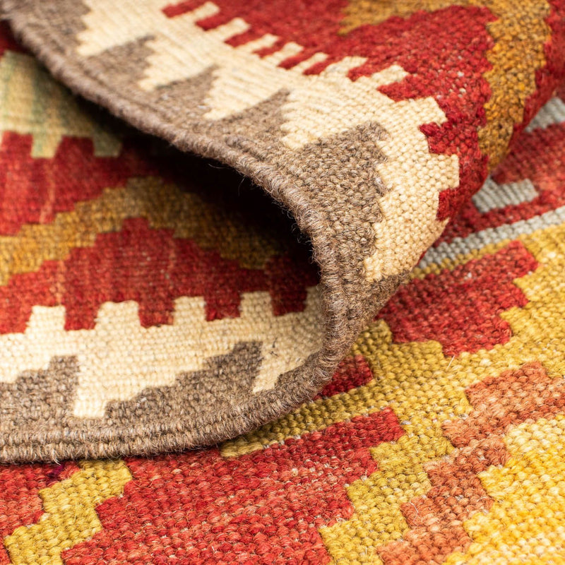 Tapis de couloir Tapis Kelim - Oriental - 203 x 67 cm - rouge