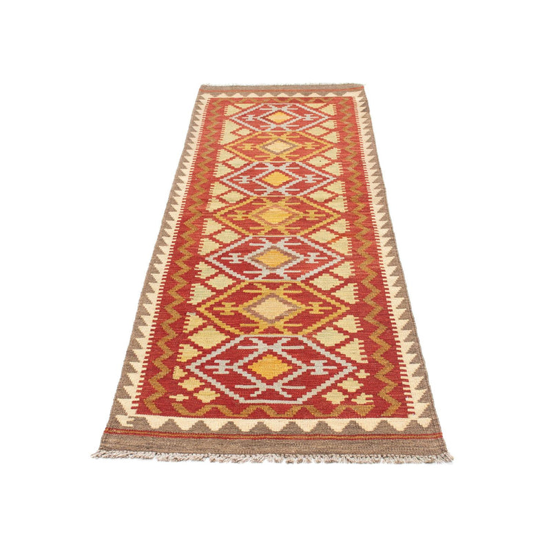 Tapis de couloir Tapis Kelim - Oriental - 203 x 67 cm - rouge
