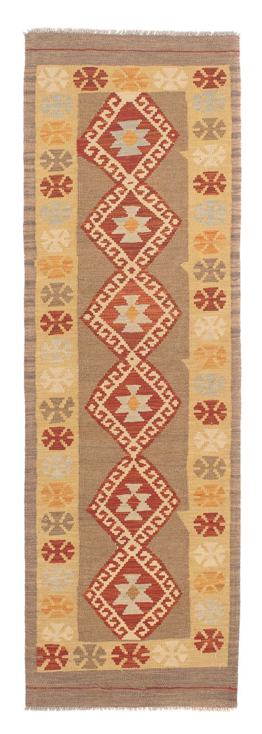 Tapis de couloir Tapis Kelim - Splash - 195 x 62 cm - multicolore