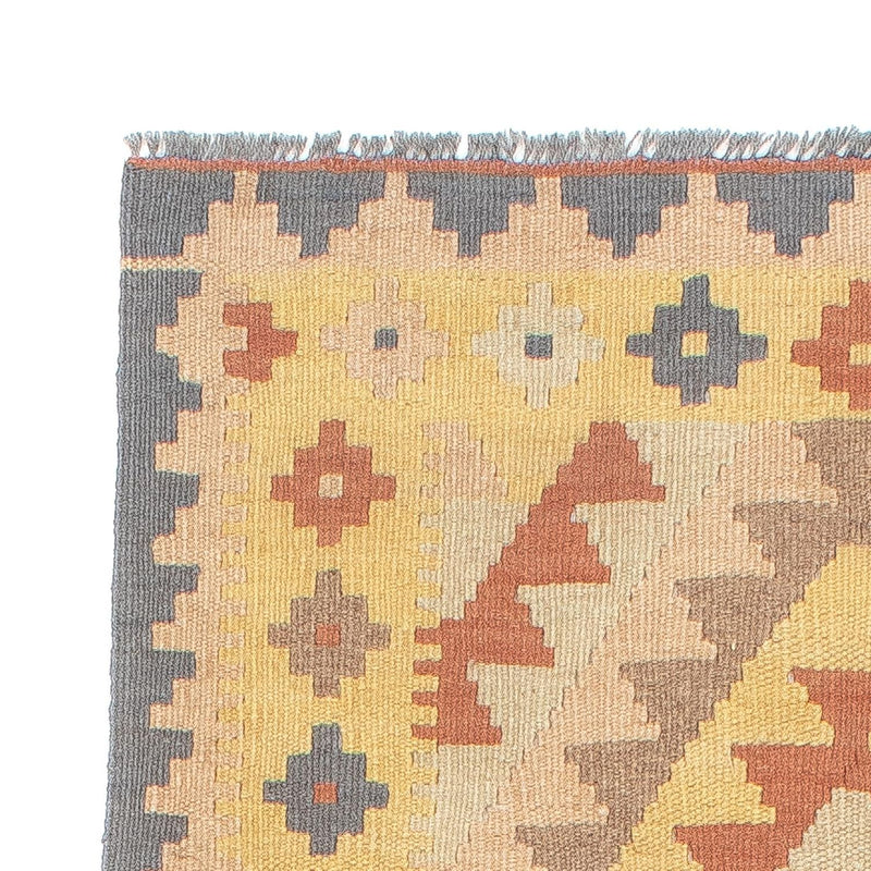 Tapis de couloir Tapis Kelim - Splash - 200 x 62 cm - multicolore