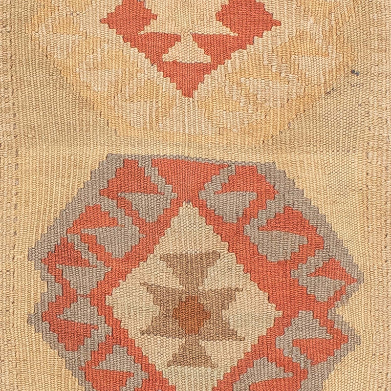 Tapis de couloir Tapis Kelim - Splash - 199 x 67 cm - beige