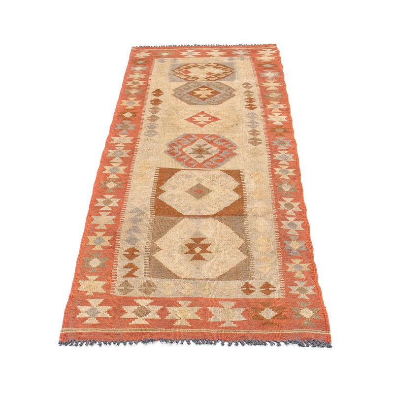 Tapis de couloir Tapis Kelim - Splash - 199 x 67 cm - beige