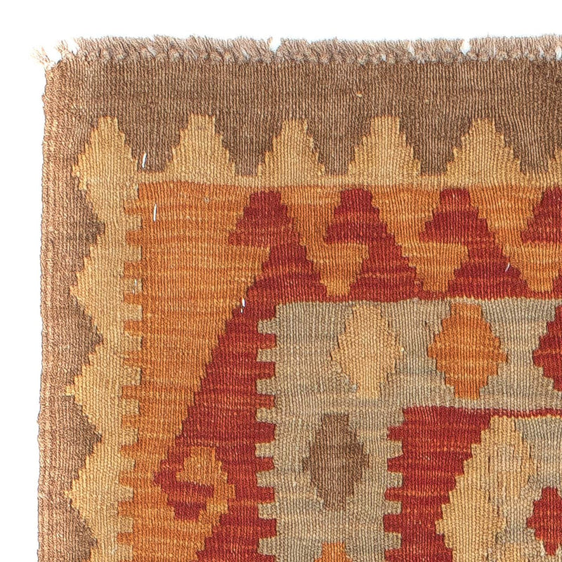 Tapis de couloir Tapis Kelim - Splash - 196 x 63 cm - multicolore