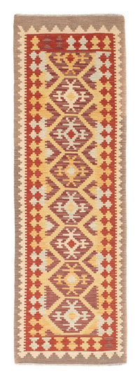 Tapis de couloir Tapis Kelim - Splash - 203 x 63 cm - multicolore