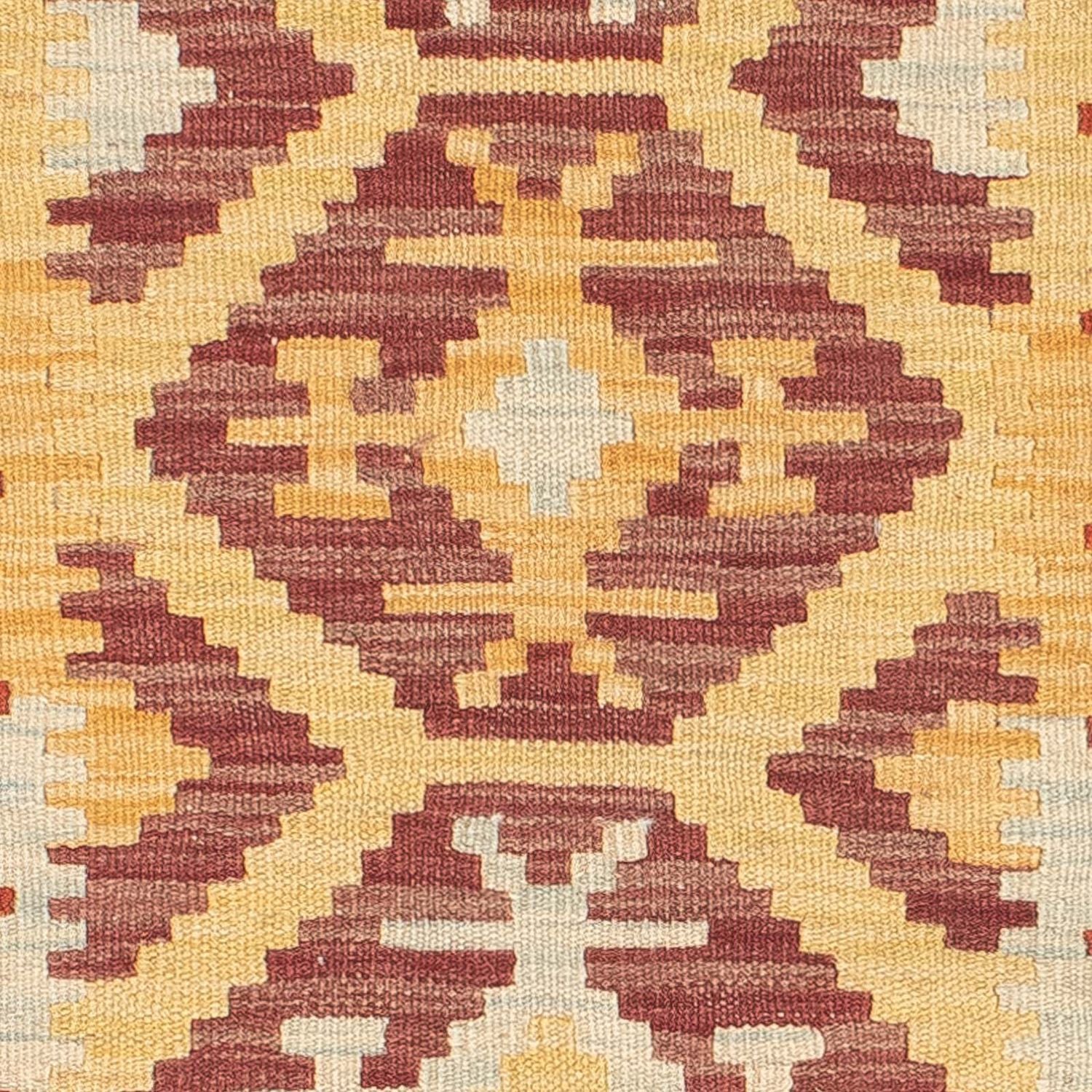 Tapis de couloir Tapis Kelim - Splash - 203 x 63 cm - multicolore