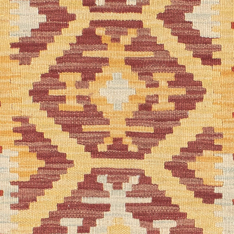Tapis de couloir Tapis Kelim - Splash - 203 x 63 cm - multicolore