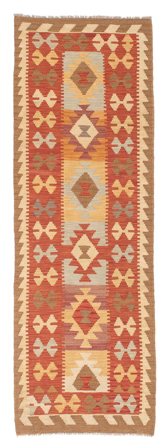 Tapis de couloir Tapis Kelim - Splash - 198 x 62 cm - multicolore