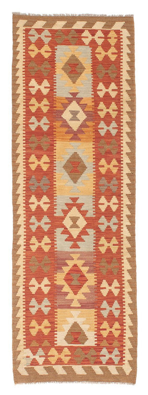 Tapis de couloir Tapis Kelim - Splash - 198 x 62 cm - multicolore