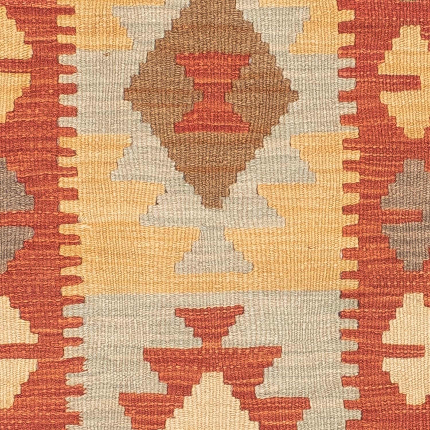 Tapis de couloir Tapis Kelim - Splash - 198 x 62 cm - multicolore