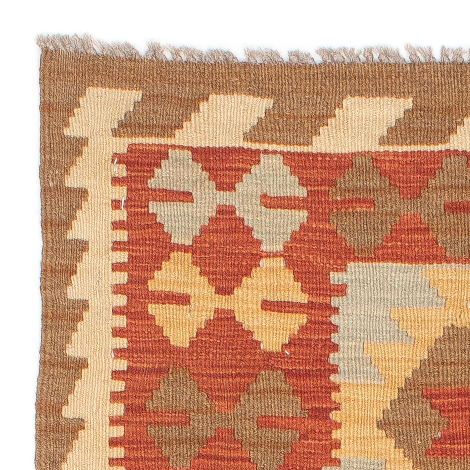 Tapis de couloir Tapis Kelim - Splash - 198 x 62 cm - multicolore