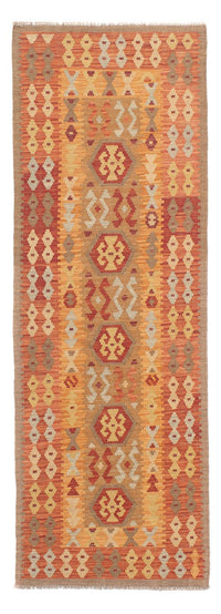 Tapis de couloir Tapis Kelim - Splash - 196 x 66 cm - multicolore