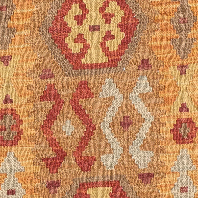 Tapis de couloir Tapis Kelim - Splash - 196 x 66 cm - multicolore